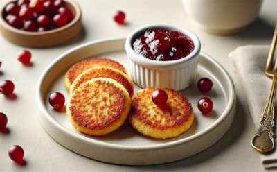 Недетская каша: взгляните на манку по-новому, приготовив нежные биточки с клюквенным соусом — приятно удивят даже тех, кто не любил комочки