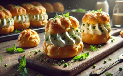 Рыба вместо крема: неожиданный рецепт удивительных пирожных с селедкой на заварном тесте — оригинальное угощение для любого застолья