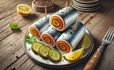 Необычная закуска с пикантным вкусом: как приготовить рольмопс из сельди по классическому рецепту — удивите своих гостей
