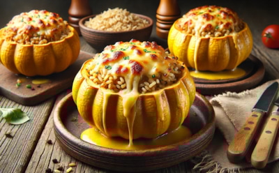 Крепыши с аппетитной начинкой: простой и вкусный рецепт приготовления фаршированных патиссонов с рисом и овощами — разнообразьте свое меню