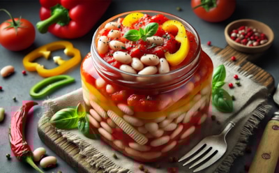 Фасолинка к фасолинке — консервы в погребок: сытная и вкусная заготовка с фасолью и томатами на зиму — универсальная закуска для любой трапезы