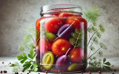 Восхитительно гармоничный дуэт: необычный рецепт маринованных помидоров со сливами для заготовок на зиму — редкое и вкусное сочетание