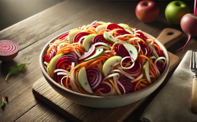 «Метелка» мусор выметет: простой и быстрый рецепт полезного для здоровья салата — и клетчаткой насытит, и организм почистит