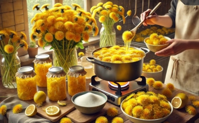 Солнечное лакомство: простой рецепт удивительного варенья из одуванчиков с нежным медовым вкусом — невероятно летнее угощение