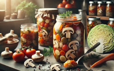Летняя солянка в банке: рецепт восхитительной заготовки из грибов и овощей на зиму — превосходная закуска и начинка для ваших блюд