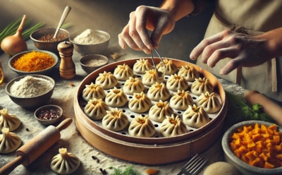 Манты с ароматной говядиной и тыквой: простой рецепт восточного блюда с ярким вкусом — секреты сочного фарша и нежного теста