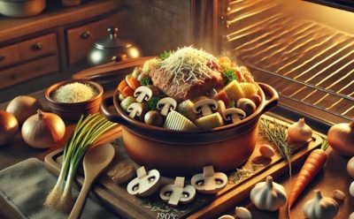 Нежное и сочное жаркое в горшочке: как превратить жесткое мясо в аппетитное блюдо — рецепт свинины с грибами и картофелем