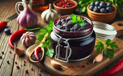 Ароматная аджика из черноплодной рябины: рецепт с острой ноткой для осеннего стола — сохраняем витамины и вкус каждого ингредиента