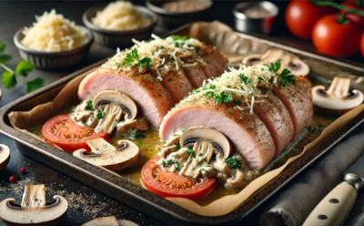 Запеченное филе индейки с грибной начинкой: от простого рецепта до фаршировки блюда — секреты приготовления для любого стола