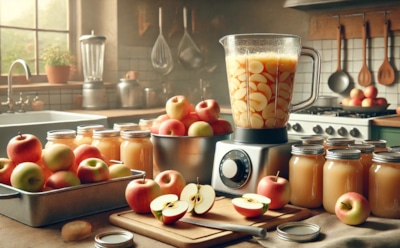 Натуральное яблочное пюре на зиму: как приготовить вкусный десерт без сахара — отличная начинка для выпечки и ингредиент для напитков