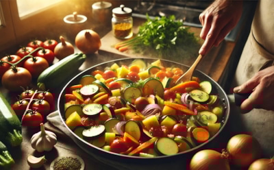 Вкусное и питательное овощное рагу: как приготовить сытное блюдо из кабачков и картошки — простой рецепт для полноценного обеда