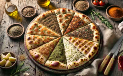 Восточные лепешки с пряной начинкой: рецепт ливанского манакиша — традиционное блюдо с богатым вкусом, которое согреет в любое время года
