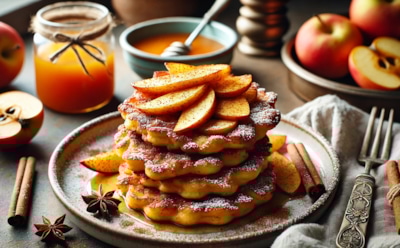 Вкусный осенний десерт для всей семьи: яблочные драники с апельсиновым соусом — полезное лакомство с корицей, которое вы полюбите