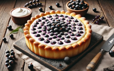 Нежнее нежного: простой рецепт приготовления пирога со сметанной заливкой и смородиной — превосходный десерт с кисло-сладкими ягодами
