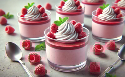 Насладитесь восхитительно нежной свежестью: вегетарианский мусс из шелкового тофу с малиной — простой рецепт для жаркого лета