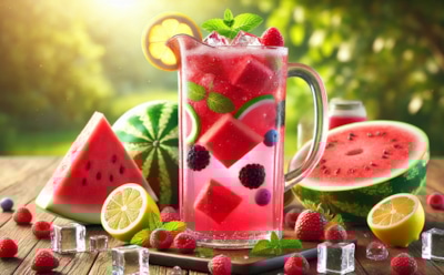 Лимонадная радость своими руками: простой рецепт освежающего напитка из малины и арбуза — для тех, кто любит экспериментировать