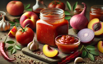 Кетчуп с ноткой нектарина: ароматный рецепт домашнего соуса с томатами, фруктами и пряностями — превосходная добавка к мясу и птице