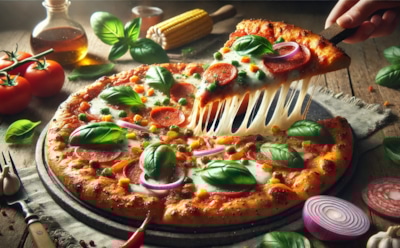 Итальянский пир на любой вкус: рецепт аппетитной пиццы с колбасой, кукурузой и двойным сыром — простое тесто и небанальная начинка