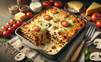 Грибами лазанью не испортишь: традиционный рецепт итальянского блюда с мясной начинкой и соусом бешамель — насыщенный вкус, который полюбился всему миру