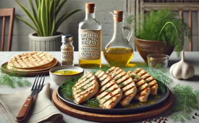 Как нам сделать на грилé очень вкусное филе: быстрый рецепт приготовления куриной грудки в винном уксусе — сочное блюдо с ароматом дымка