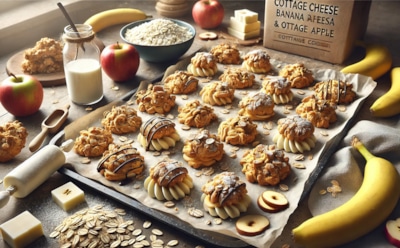 Простое и полезное печенье без муки: творожно-банановый рецепт с овсяными хлопьями — идеальный выбор для легкого перекуса