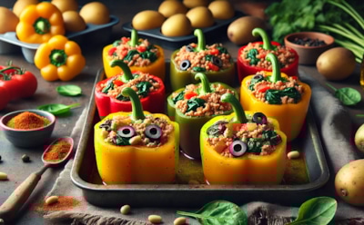 Неожиданное сочетание для фаршированного перца: индейка, маслины и картофель — удивительный рецепт с испанскими нотками для нового вкусового опыта