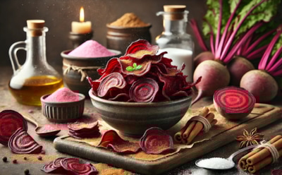 О картошке не грусти, лучше с пользой похрусти: простой рецепт приготовления свекольных чипсов с корицей — хрустящее угощение для всей семьи