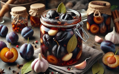 Сливы с чесноком в маринаде: оригинальная и аппетитная закуска на зиму — универсальный рецепт для любителей пикантных вкусов