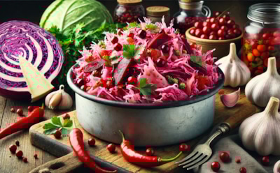 Осенний хит грузинской кухни: маринованная капуста по-гурийски с хрустящей свеклой — пикантный рецепт для ценителей оригинального вкуса