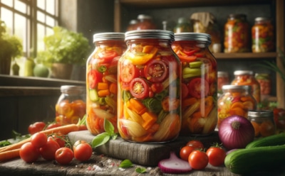 Зимняя заготовка со вкусом весны: парадоксальный рецепт салата «Дунайский» из осенних овощей — свежие ароматы и полезные ингредиенты в каждой банке