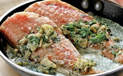 Окунь в сливочно-чесночном соусе: простой и быстрый рецепт — польза и вкус морской рыбы на вашем столе