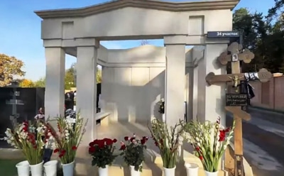 Диана Гурцкая воздвигла на могиле мужа памятник-дворец: чиновник умер в 46 лет