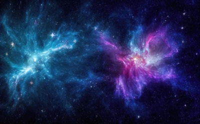 Слияние галактик: рождение звезд и завораживающие ударные фронты — миллионы лет процесса