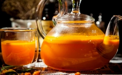 Имбирно-облепиховый чай: рецепт согревающего напитка — вкус, витамины и здоровье зимой