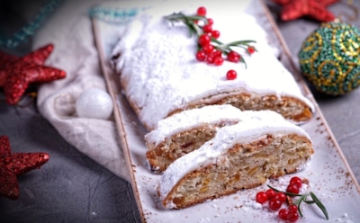 Рождественский штоллен: немецкий кекс с сухофруктами и специями — ароматный символ праздника