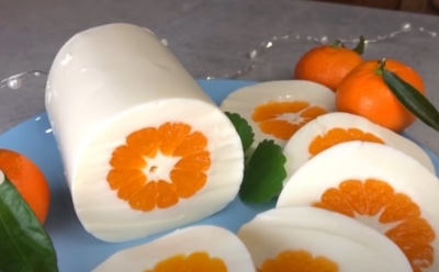 «Зимние мандарины»: праздничный десерт для Нового года — яркий вкус и необычная подача