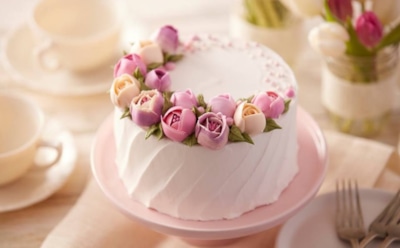 Сливочный торт на праздник: нежный бисквит и крем — рецепт для новогоднего стола