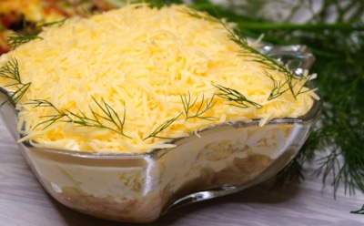 Салат «Париж в снегу»: нежный вкус и простота — рецепт для новогоднего стола