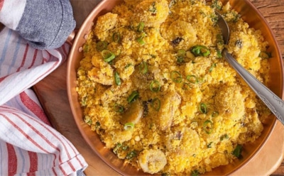 Фарофа — вкус из Бразилии: колониальная закуска с бананами — рецепт с ярким акцентом