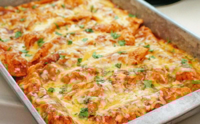 Энчиладас с креветками: мексиканское блюдо — сочная начинка и соус моле