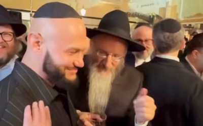 «А где Оксана?»: Джиган загулял в Израиле на свадьбе дочери главного раввина России