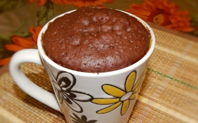 Кекс за минуту: шоколадно-ореховая выпечка в кружке — быстрый и вкусный десерт без духовки