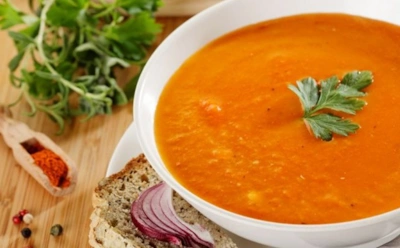 С духом Востока: крем-суп из красной чечевицы — нежный, сытный и ароматный