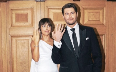 Дава показал кадры из загса с беременной Мари Краймбрери