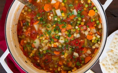 Еще больше густоты в тарелке: этот овощной суп настолько концентрированный, что сильнее похож на пюре — наедитесь даже без мяса