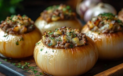 Сделать из скучного лука отпадную закуску — нет ничего проще: это угощение с сырной корочкой пирожки уделает на раз — запишите рецепт