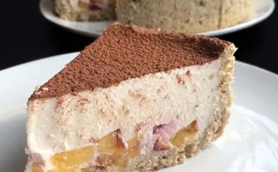 Когда хочется нежности — делаю такой чизкейк: этот десерт с персиками будто создан для счастья — наслаждайтесь