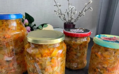 Съешь банку — захочешь вторую: такой салатик в кладовой не залеживается