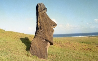 Озеро ушло — идол явился: на острове Пасхи высохший кратер обнажил неизвестную статую