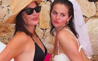 Селена Гомес в белом бикини и фате: горячие фото с девичника перед свадьбой